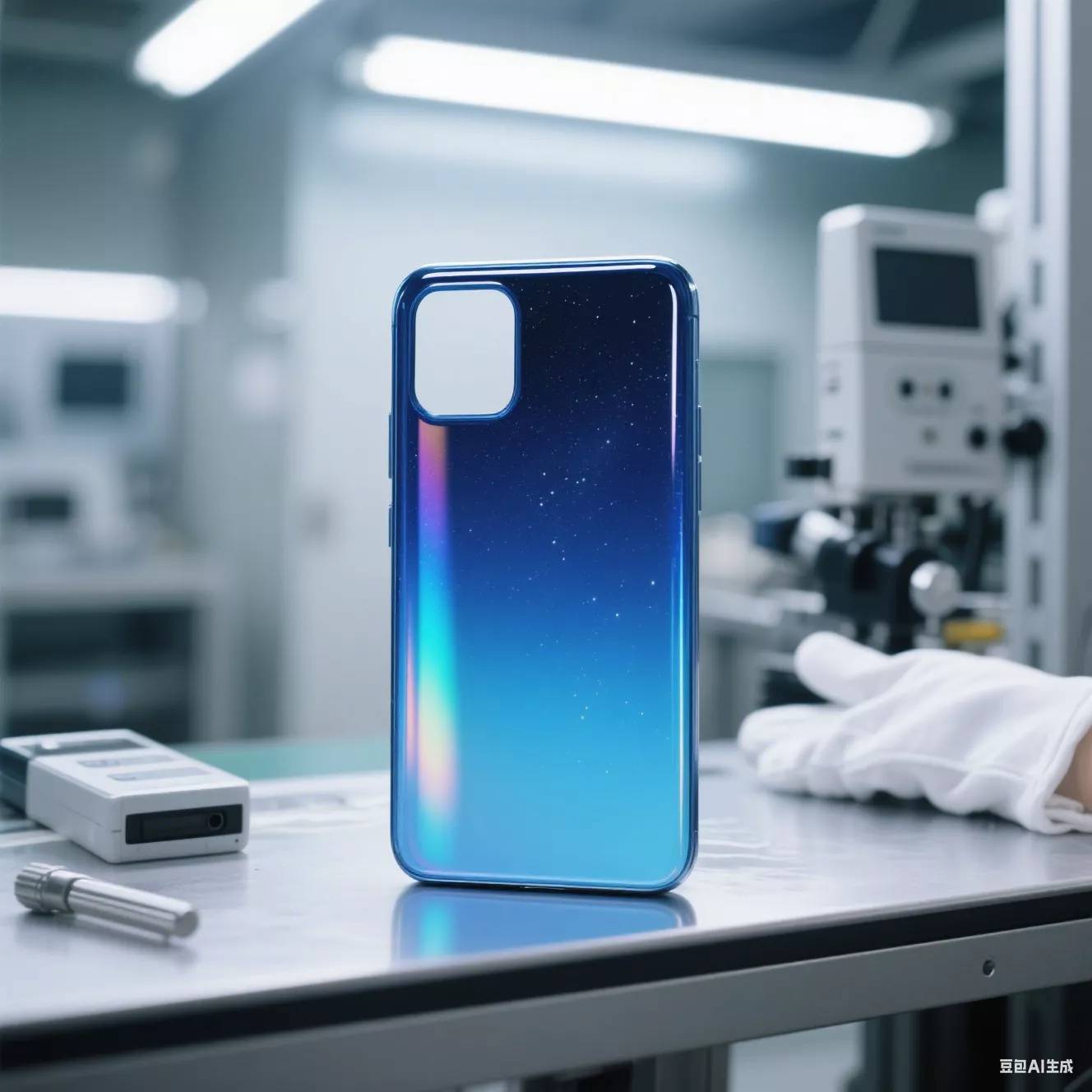 Cell phone back cover coating